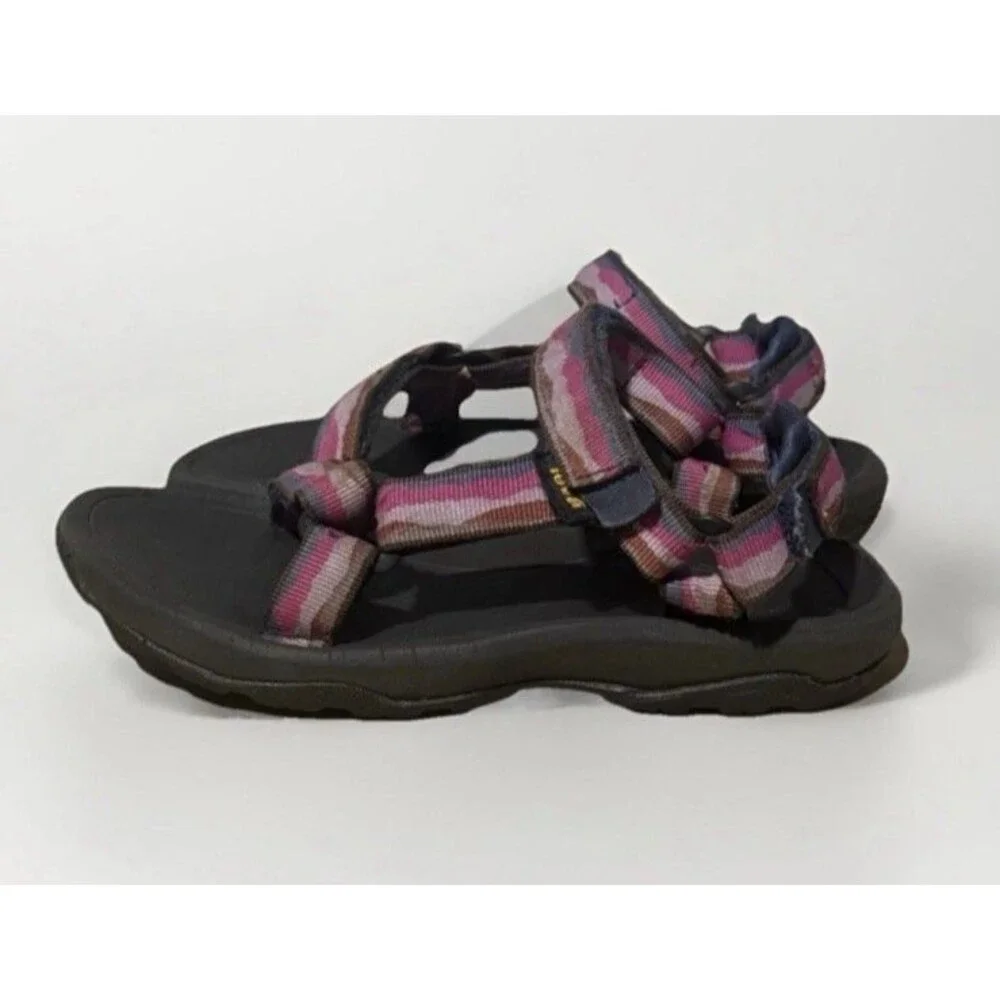 Teva Youth size 7 Hurricane XLT2 Hiking Sandals Vista Fushia Navy Beach New